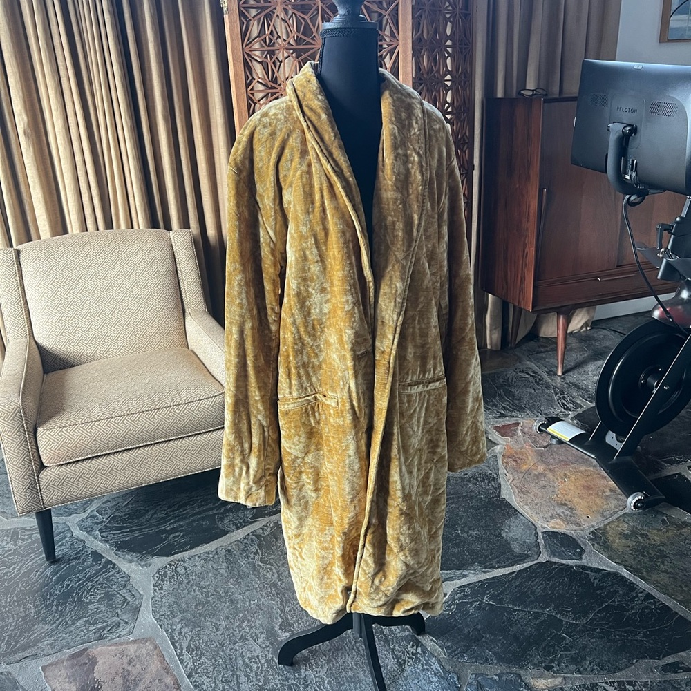 We The Free Velvet Gold Evening coat